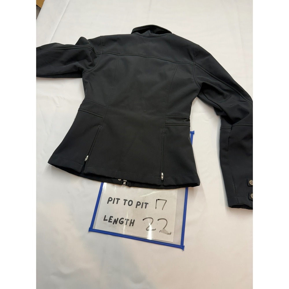 ARIAT Womens XS Black Silver Full Zip Long Sleeve Jacket EE13 - Picture 7 of 7